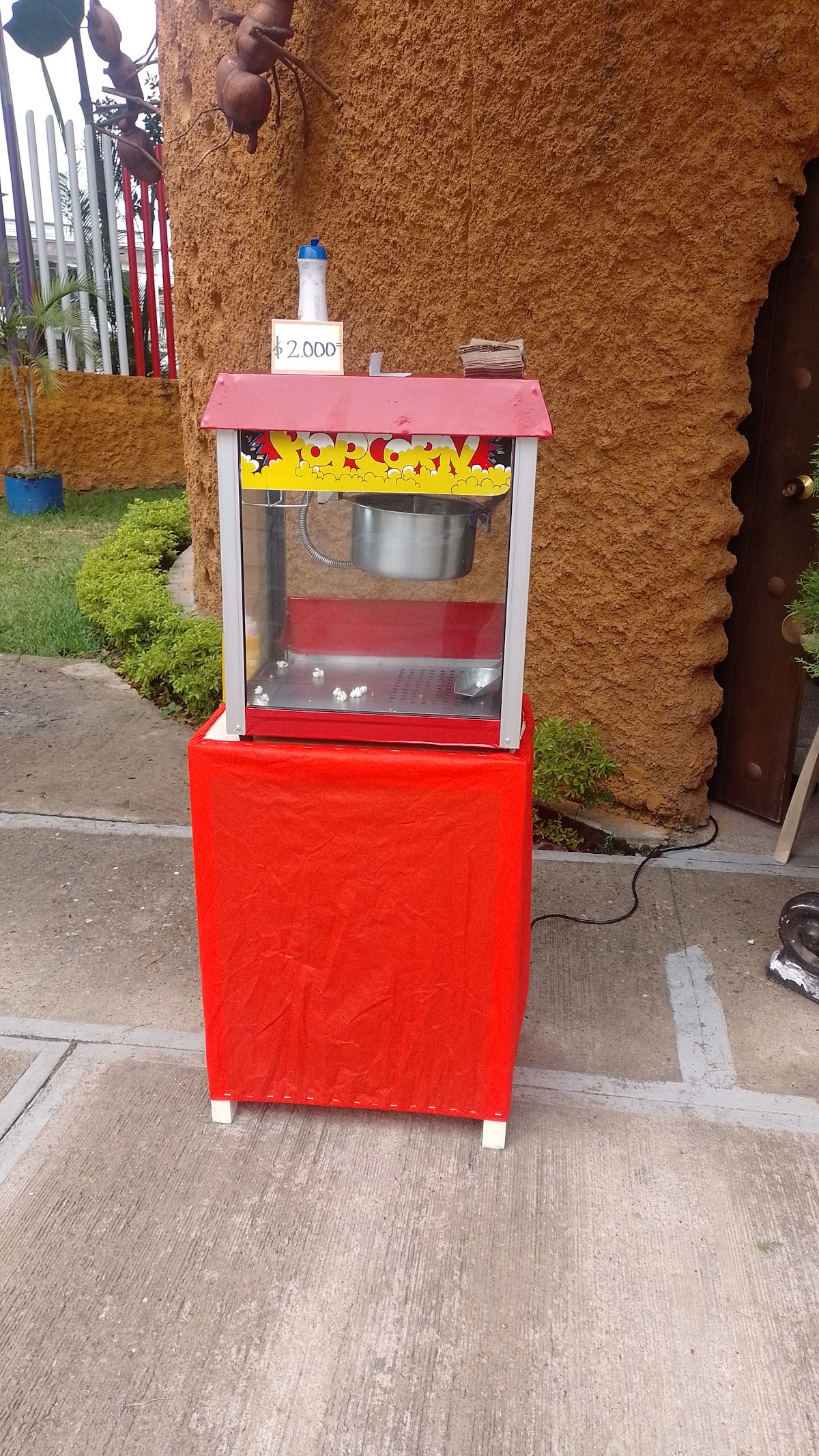 Alquiler de crispetera para eventos