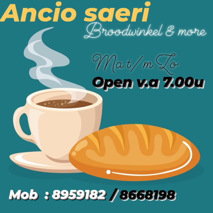 Ancio Saeri Broodwinkel & more