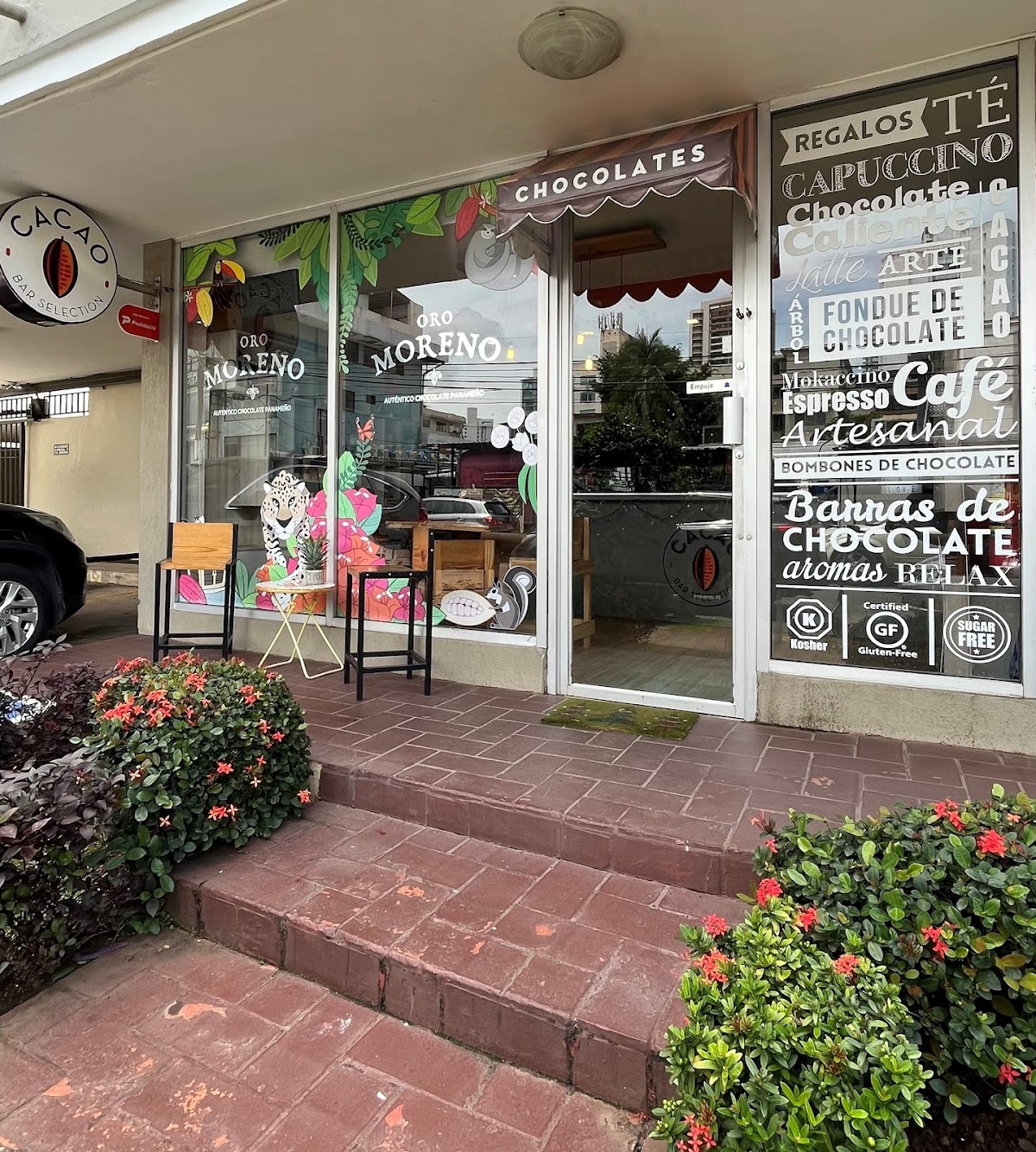Cacao Chocolate Bar Selections & Coffee