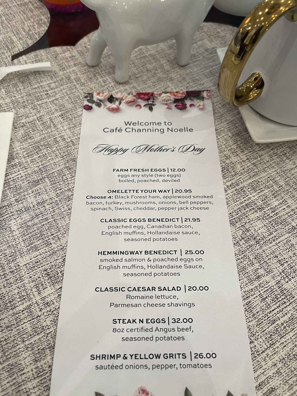 Menu image of  Cafe Channing Noelle