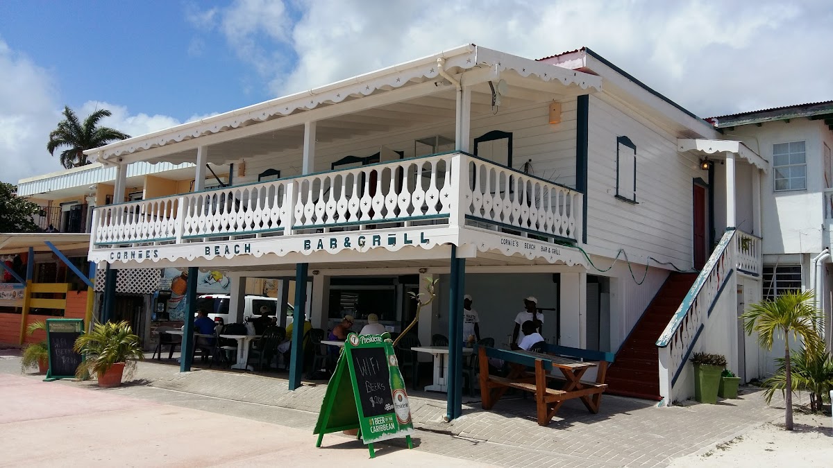 Cornie's Beach Bar, Boardwalk, Philipsburg, Saint Martin