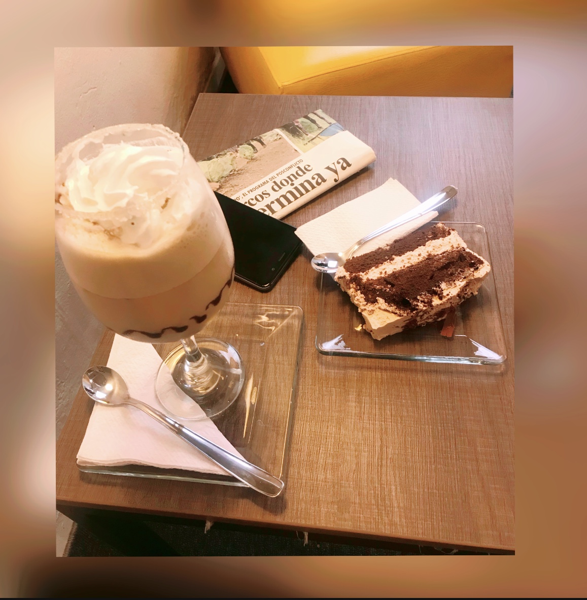 El Café de Colombia Y M&M Bombons