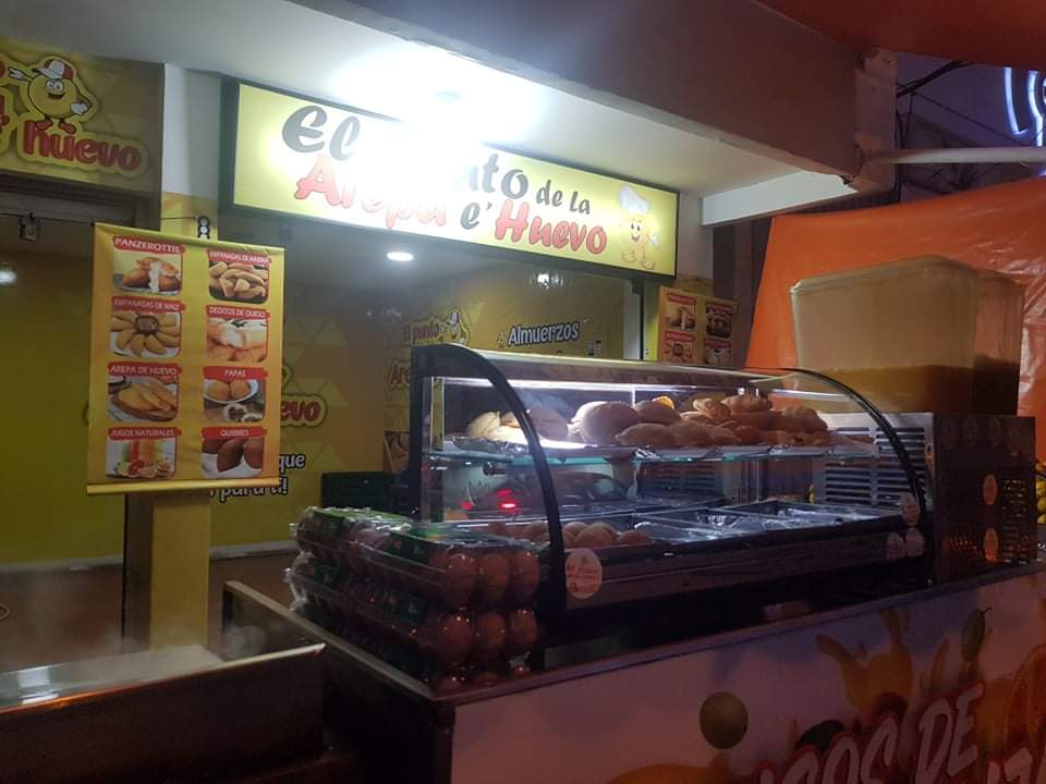 El punto de la arepa e' huevo