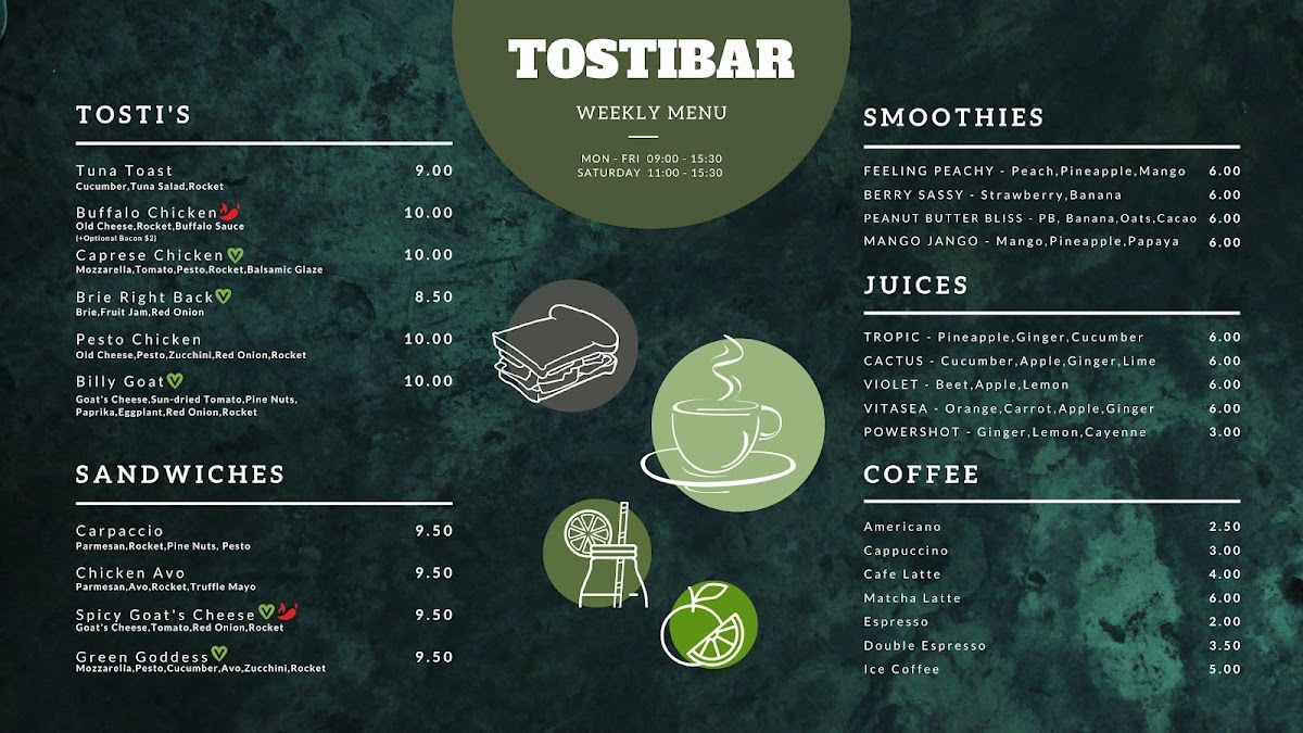 Menu image of  Jungle Bar Bonaire