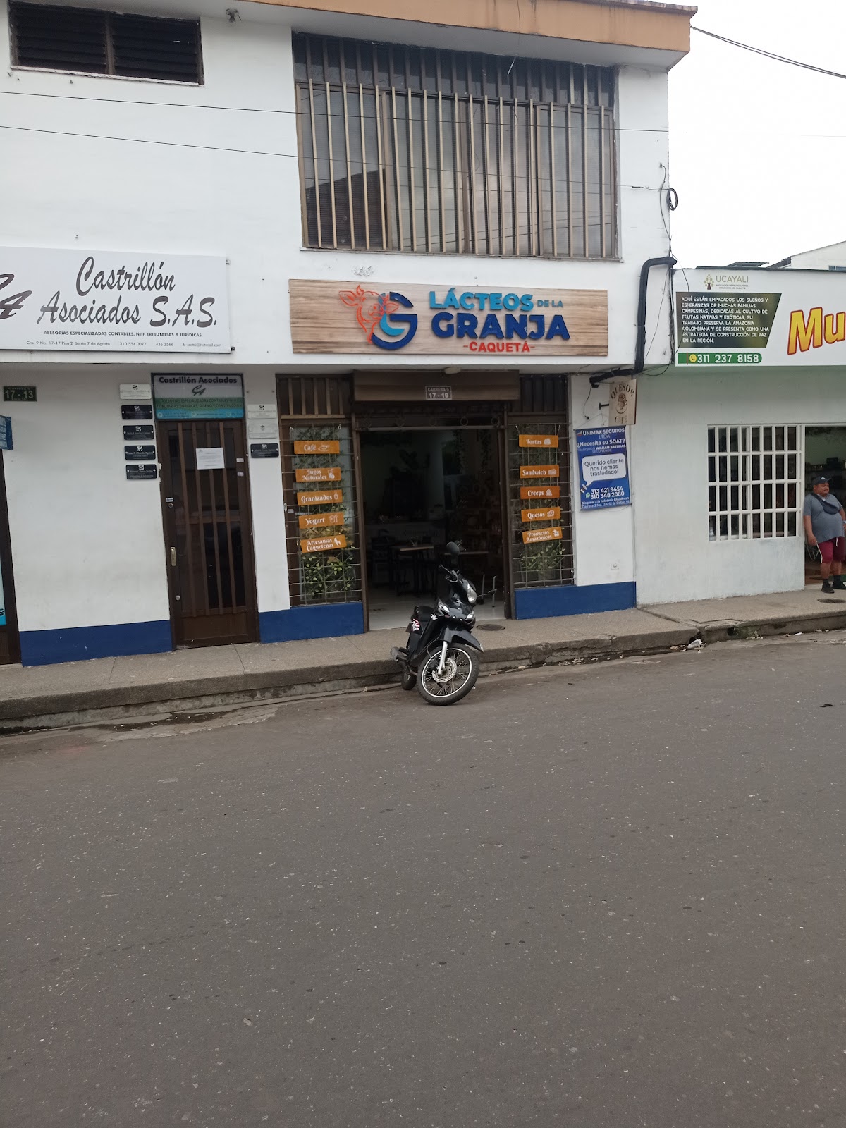 Lácteos de la granja caqueta