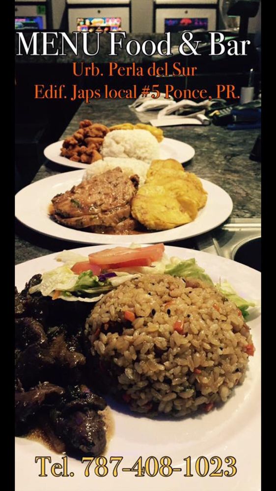 Menu Food & Bar