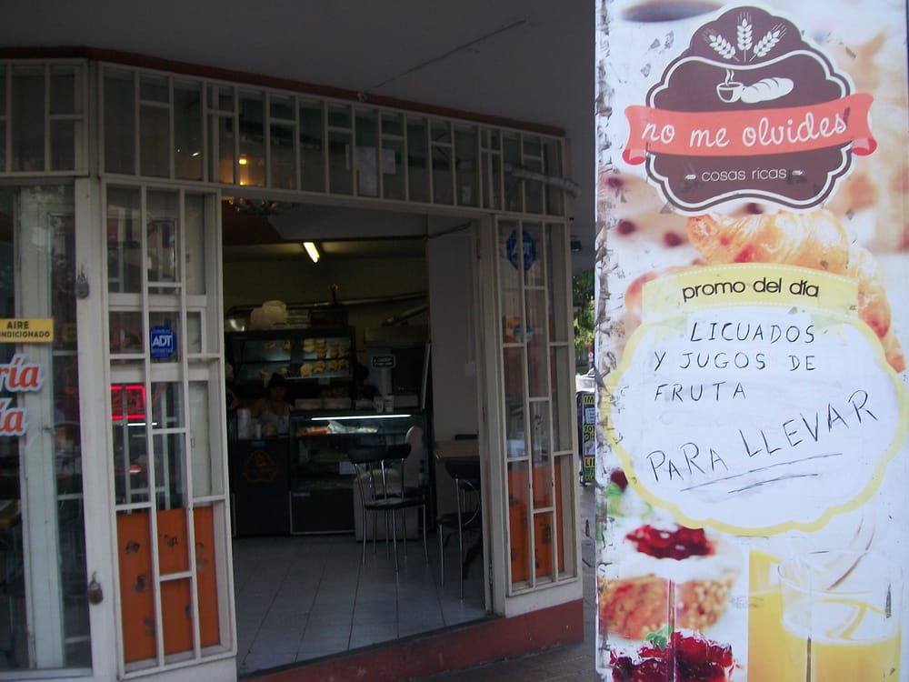 No me olvides - cafetería