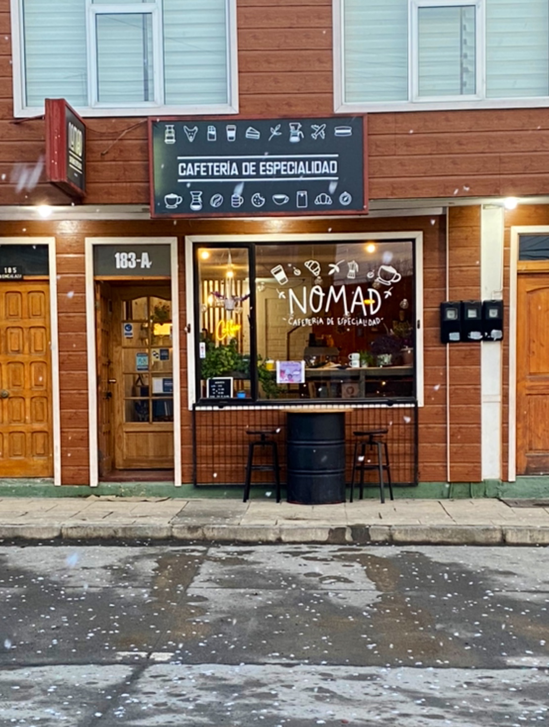 Nomad coffee, Puerto Natales