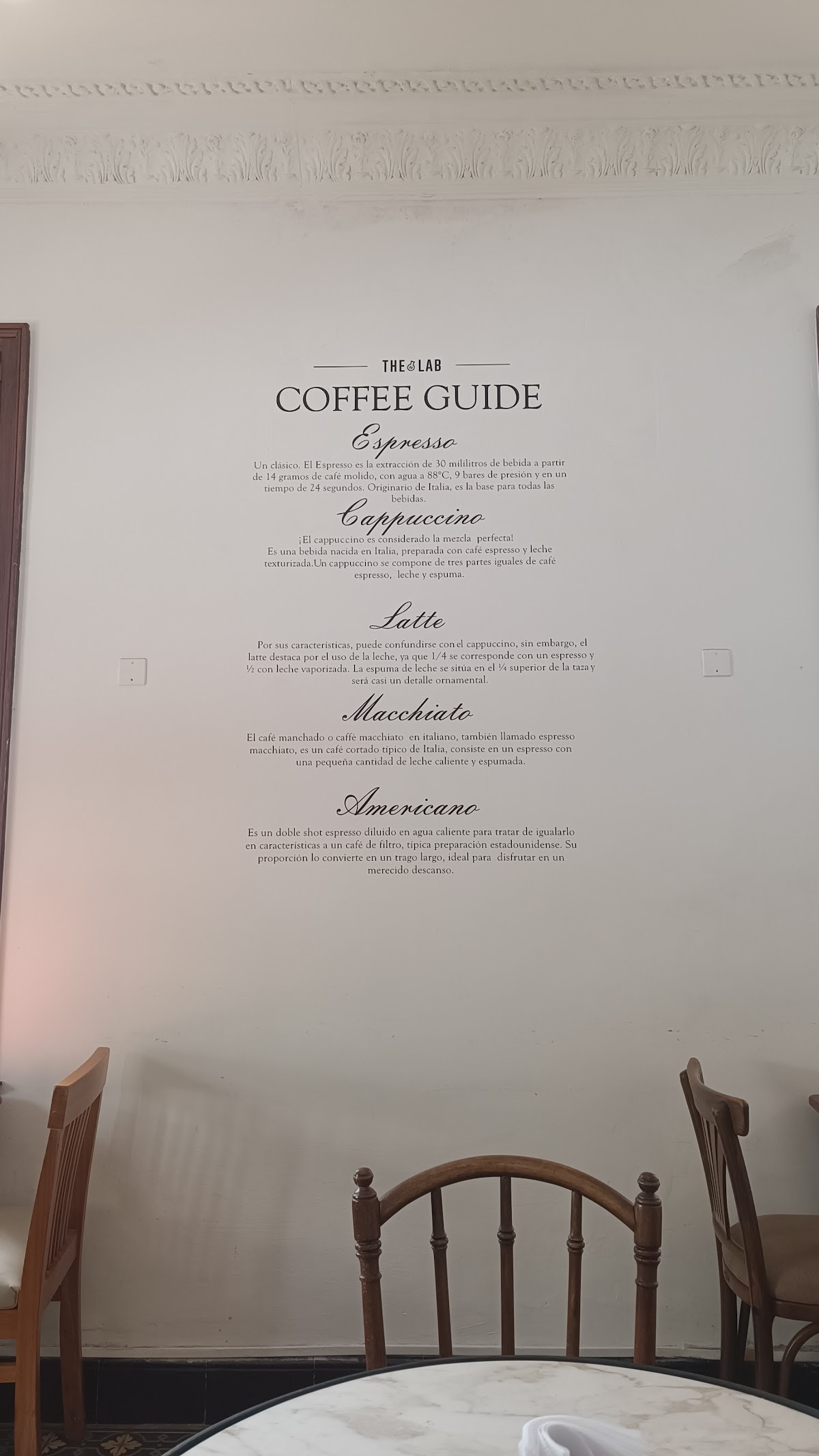 Menu image of  The Lab Coffee Roasters